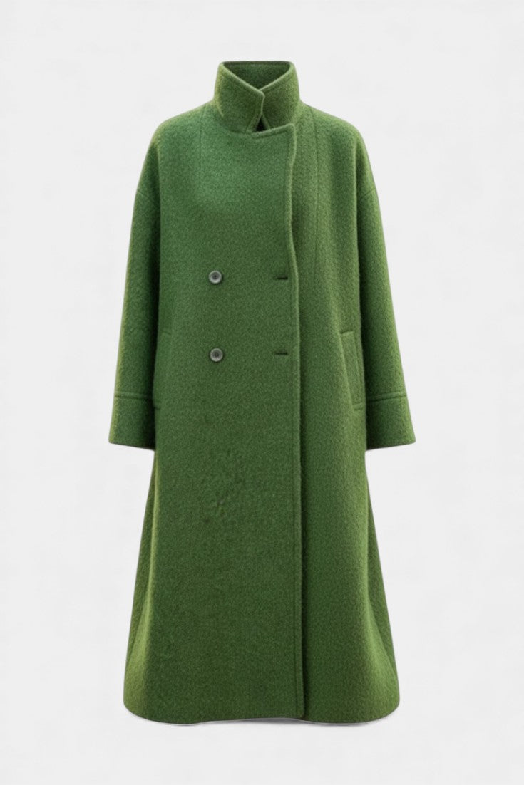 Georgina oversized double-breasted long coat