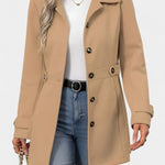 Rebecca tailored belted coat