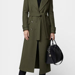 Harriet tailored double-breasted long coat