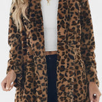 Juliet plush longline hooded coat
