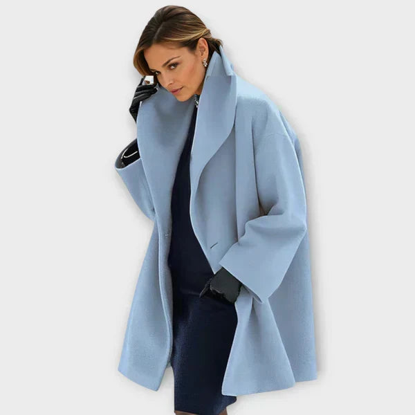 Stella women's windproof wool coat