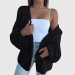 Chunky Knit Open Front Cardigan for women, view 9