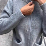 Long Sleeve Button Up Knit Cardigan for women, view 4