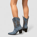 Tabitha women's embroidered western ankle boots