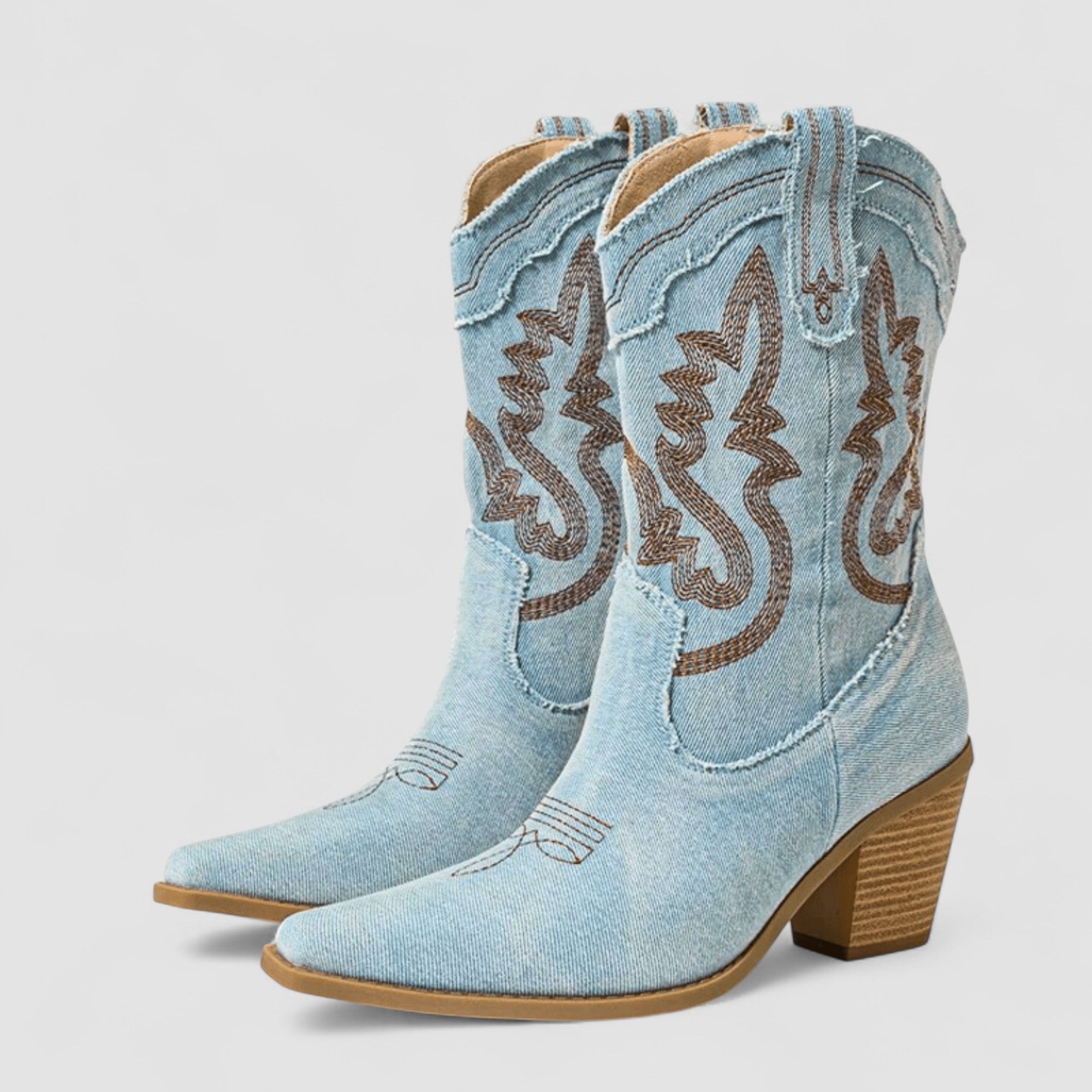 Tabitha women's embroidered western ankle boots