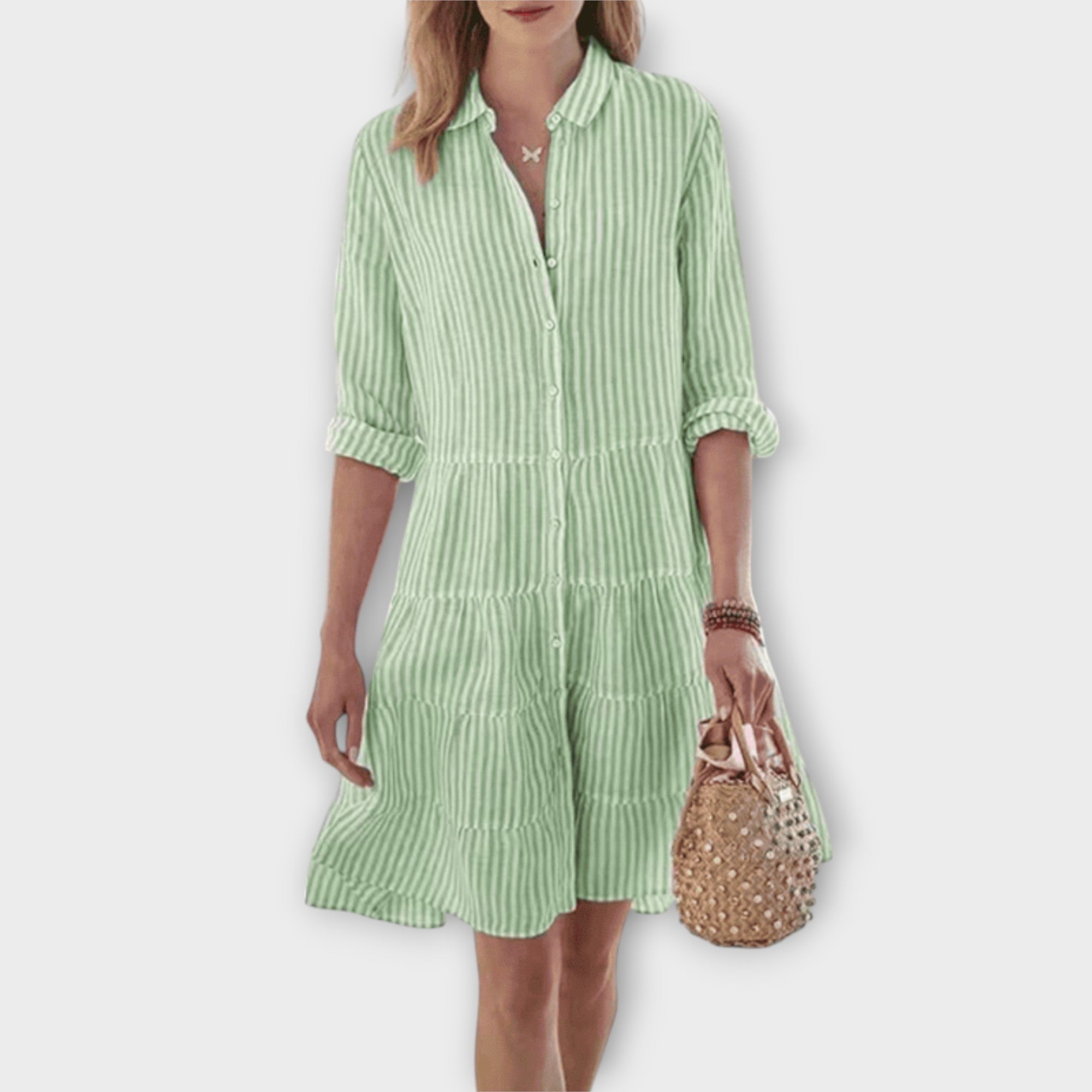 Nadie - Striped Airy Dress