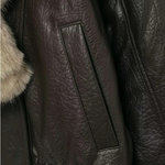 Faux Fur Collar Oversized Jacket for women, view 13