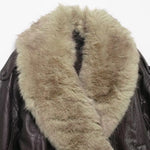 Faux Fur Collar Oversized Jacket for women, view 7
