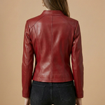 Fitted Asymmetric Zip Jacket for women