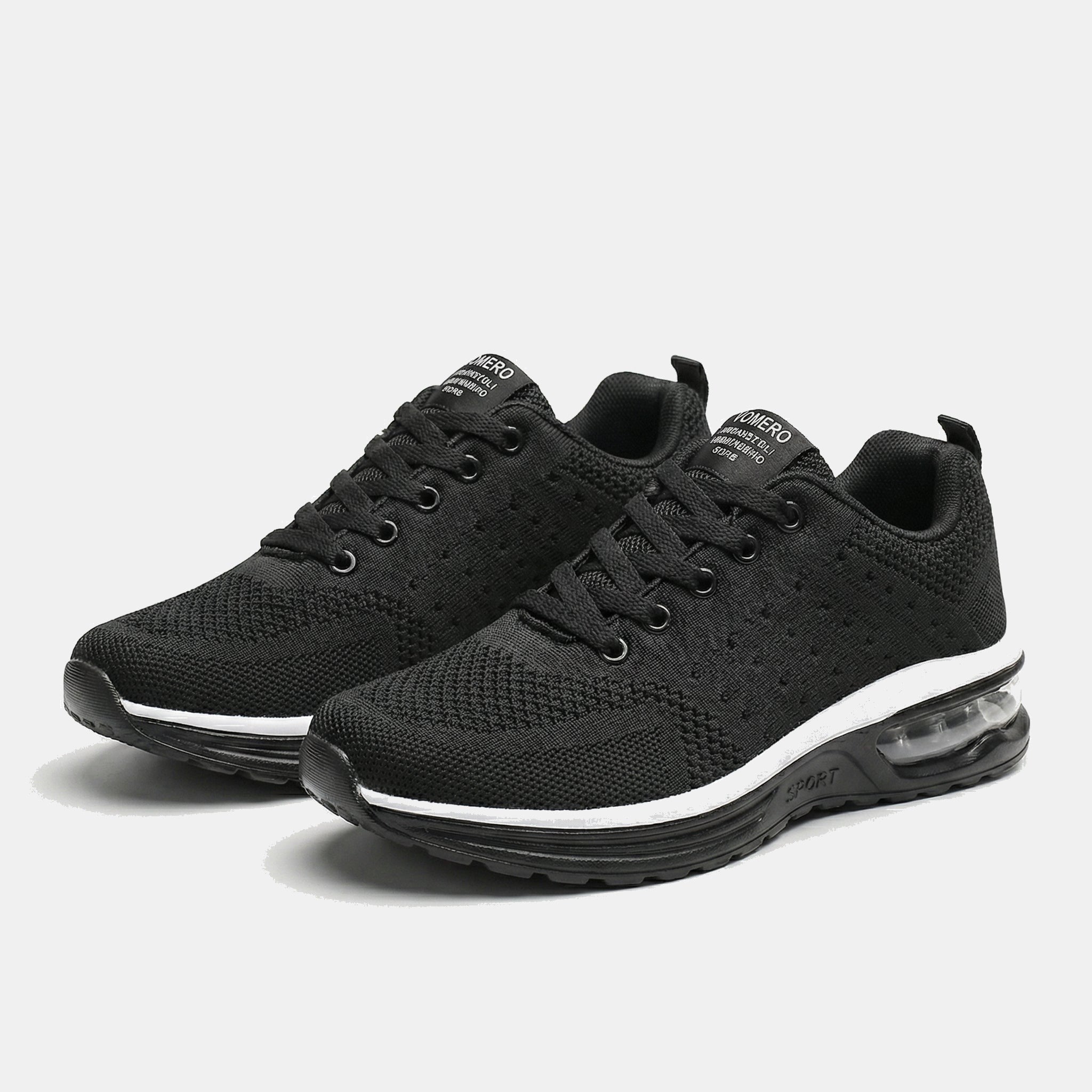 Penelope all-black comfort shoes