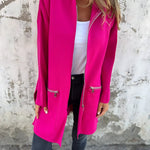 Zip Up Long Sleeve Knit Cardigan for women, view 6