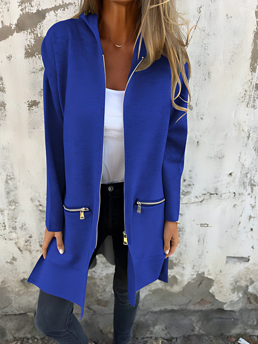 Zip Up Long Sleeve Knit Cardigan for women, view 9