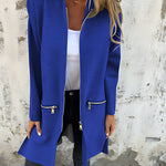 Zip Up Long Sleeve Knit Cardigan for women, view 9