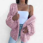 Chunky Knit Open Front Cardigan for women, view 10