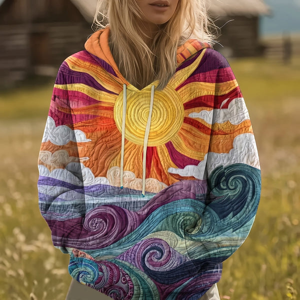 Amelia sunburst pullover hoodie