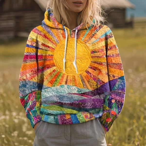 Imogen landscape sunburst hoodie