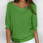 Louisa chic cable-detail jumper