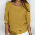 Louisa chic cable-detail jumper