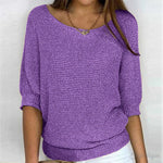 Louisa chic cable-detail jumper