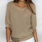 Louisa chic cable-detail jumper