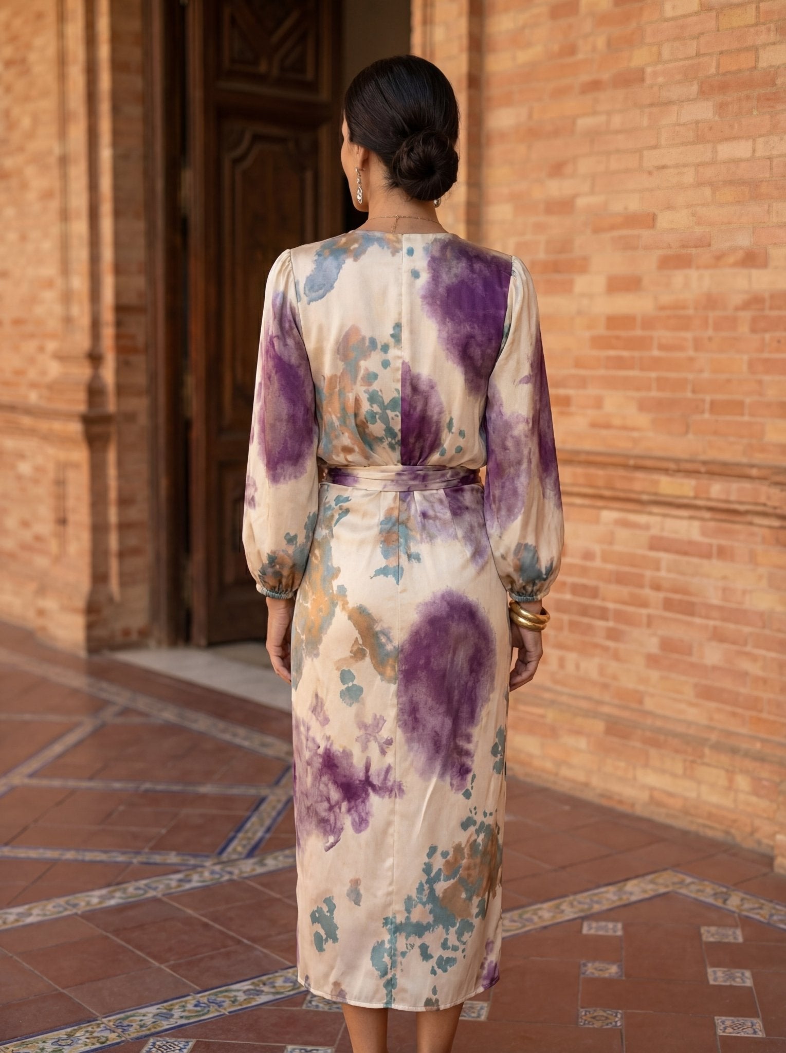 Georgina v-neck elegant dress