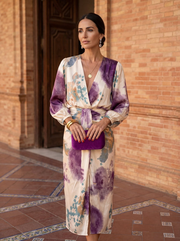 Georgina v-neck elegant dress