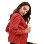 Essential Faux Leather Biker Jacket for women, view 11
